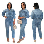 Women's Fashion Denim Jumpsuits