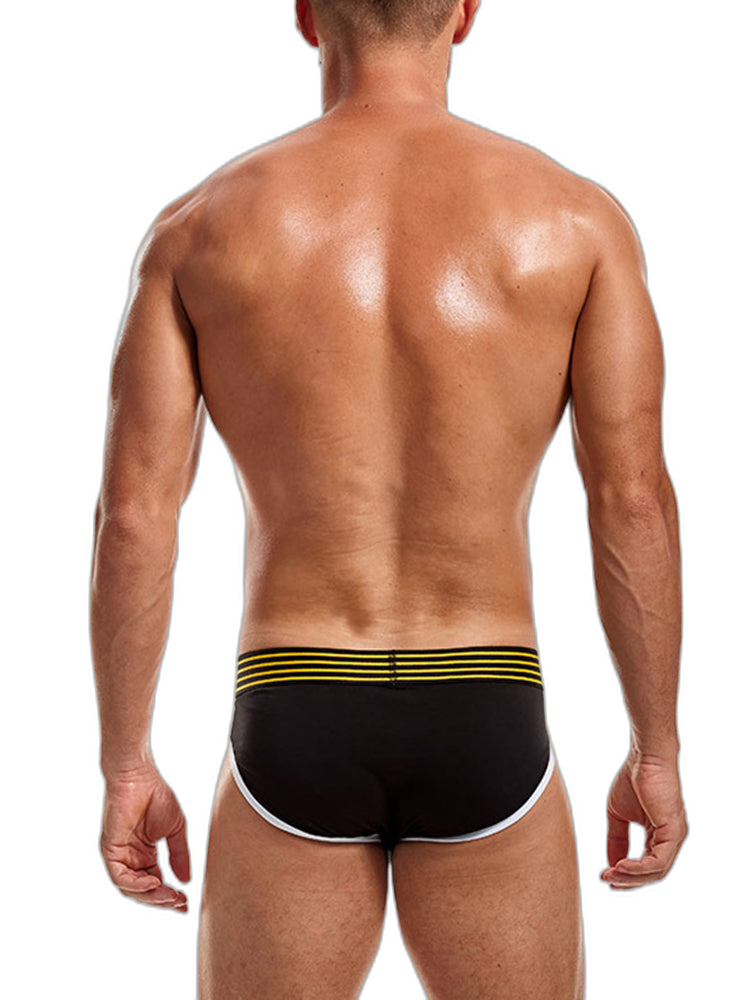 Men’s Spliced Color Pouch Briefs