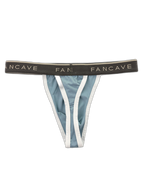 4 Pack Men's Ultra-Lightweight Sheer Icy Mesh Thongs