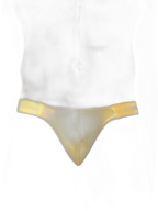 3 Pack Men's Low Waist Transparent Sexy Large Pouch Ice Silk Thong