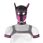Beta Puppy Play Set - Pup Hood & BDSM Collar & Chest Harness