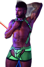 Breedwell Hybred Body Harness Neon Green