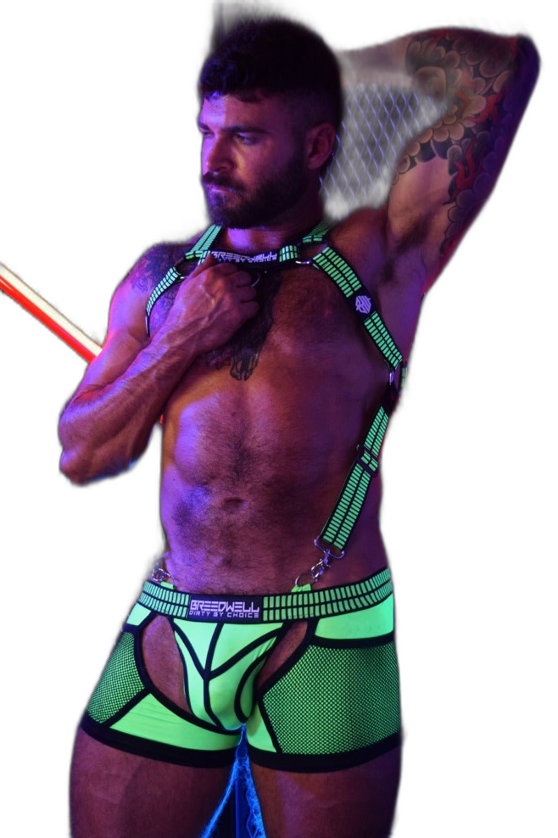 Breedwell Hybred Body Harness Neon Green