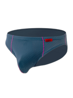 3 Pack Men's Nylon Plaid Lift Hip Briefs Triangle Briefs