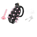 Gorse - Spiked Cock Cage - Chastity Cage With Urethral Sound