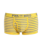 Pink Hero Simple Striped Boxers