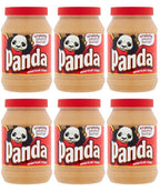 6 x Panda American Style Crunchy Peanut Butter 510G
