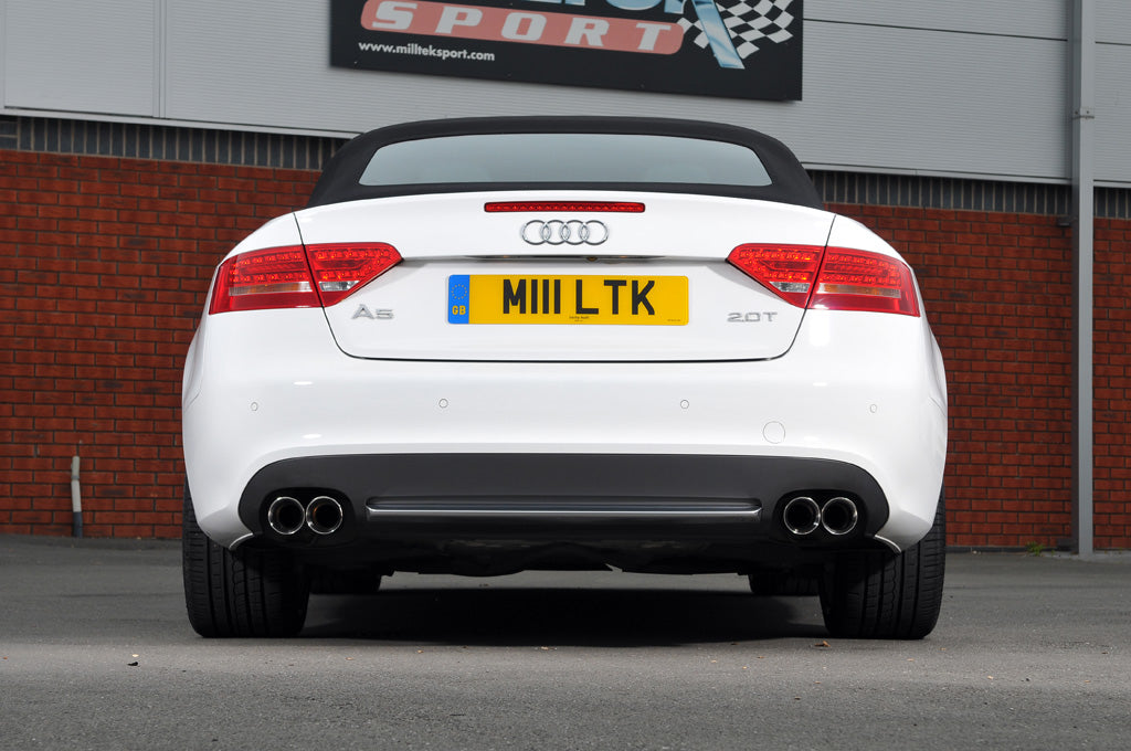 Milltek Sport - Cat Back Exhaust (Multiple Options) Audi A5 B8 (8T) Cabriolet & Coupe