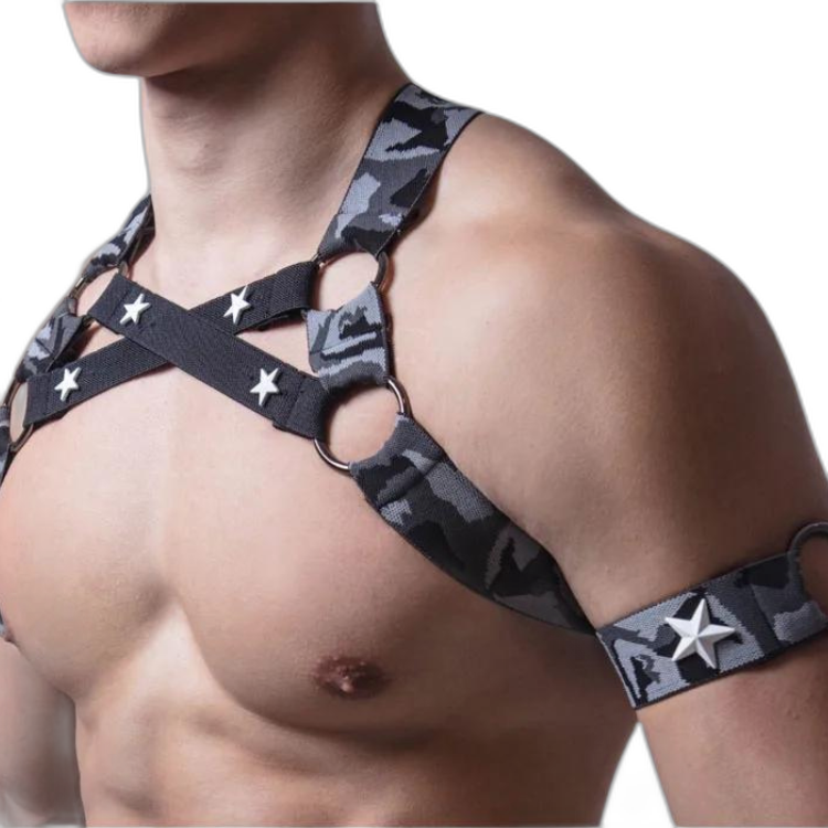 Camouflage Gogo Muscle Harness