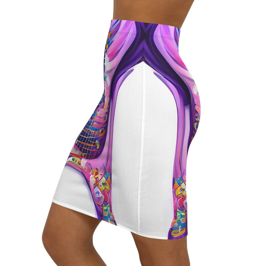Hippie Guitar - Womens Pencil Skirt