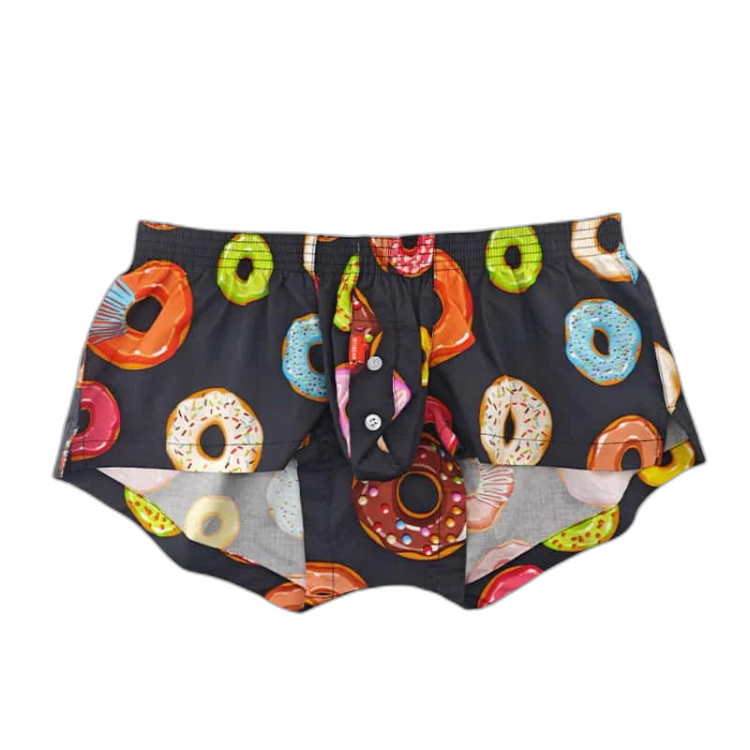 SEOBEAN Playful Donut Cotton Boxers