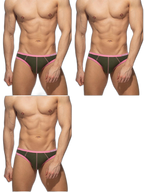 3-pack Men's Cotton 3D U-pouch Briefs