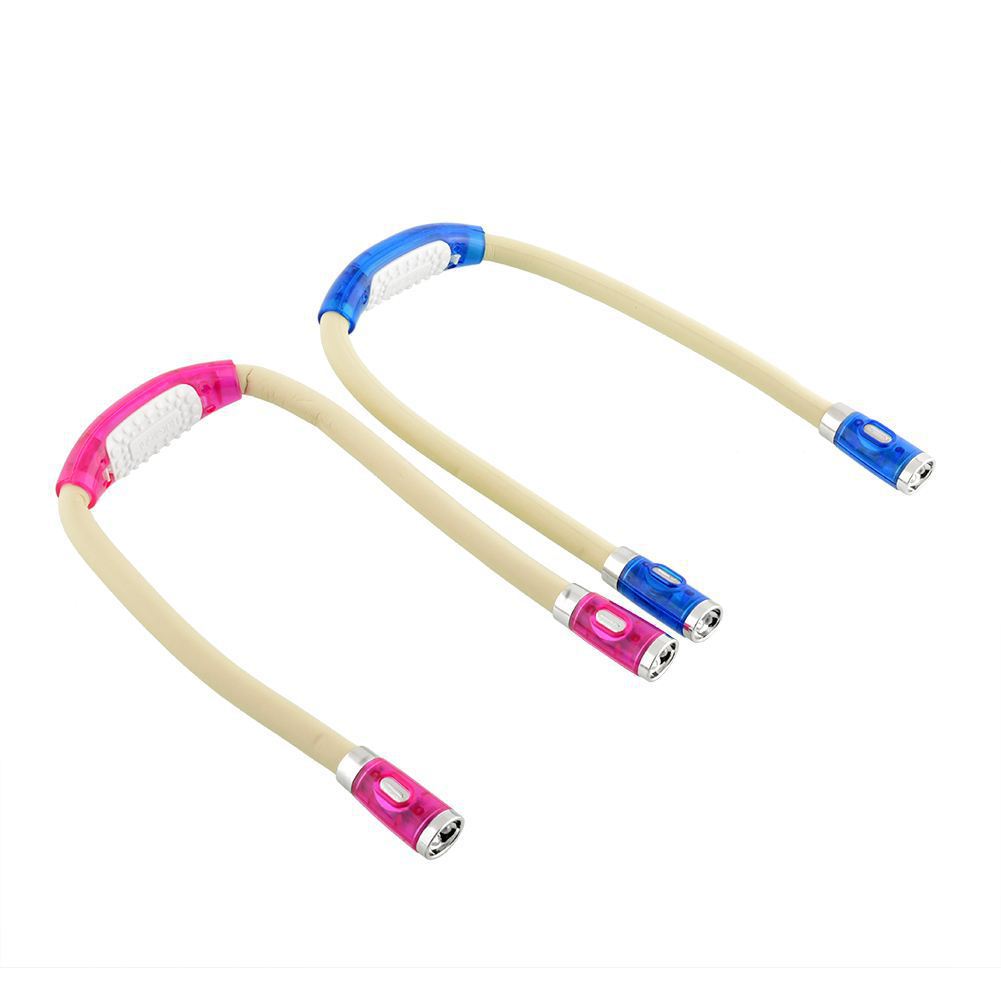 LED Neck Book Light | Flexible Hands-Free Reading Lamp | 3 Modes | Portable Camping & Night Light | USB & Battery | Michan Direct