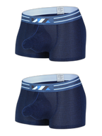 2 Pack Separated Pouch Comfy Mens Boxer Briefs