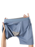 2 Pack Men's Gun Bullet Separation Casual Sports Breathable Cotton Mid-Rise Midway Briefs