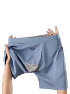2 Pack Men's Gun Bullet Separation Casual Sports Breathable Cotton Mid-Rise Midway Briefs