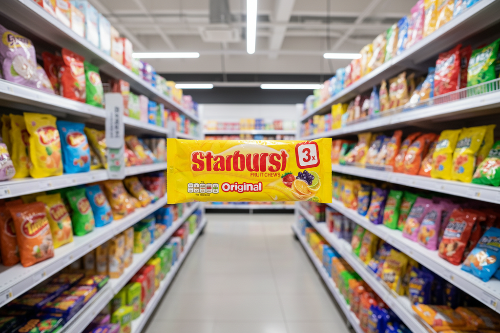 36 x Starburst Original Fruit Chews Multipack 3X45G