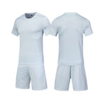 Print on Demand Men's And Women's Fashion Casual Short-sleeved Shorts Suit
