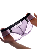 Men's Low Waist Narrow Waist Ice Silk Breathable Convex Pocket Briefs