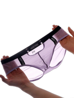 Men's Low Waist Narrow Waist Ice Silk Breathable Convex Pocket Briefs