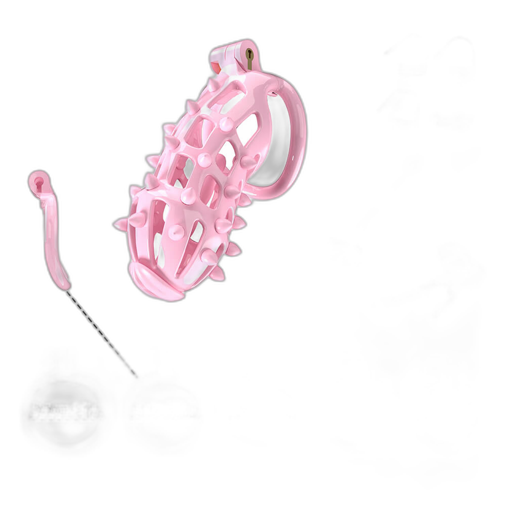 Gorse - Spiked Cock Cage - Chastity Cage With Urethral Sound