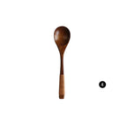 Japanese Style Wooden Bamboo Spoon Fork Cooking Utensil
