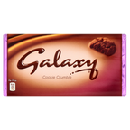 24 x Galaxy Cookie Crumble Chocolate Bar 114g