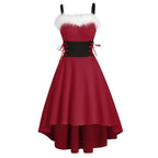 Lace irregular dress