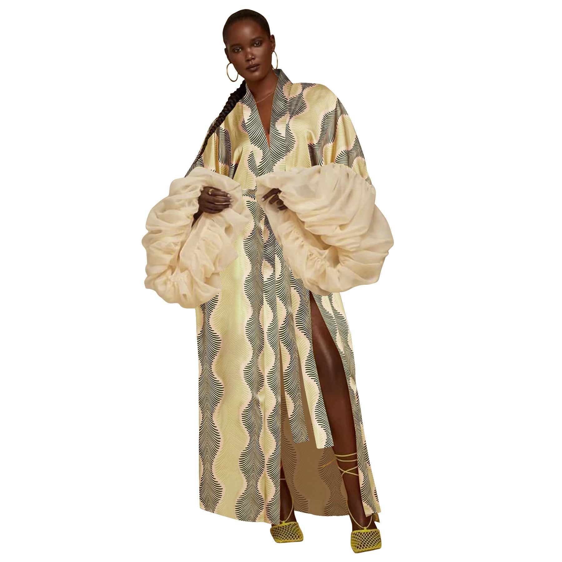 Holiday Sun Protection Shirt Beach Print Blouse Coat