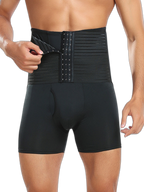 Men's Tummy Control Boxer Briefs with Open Fly