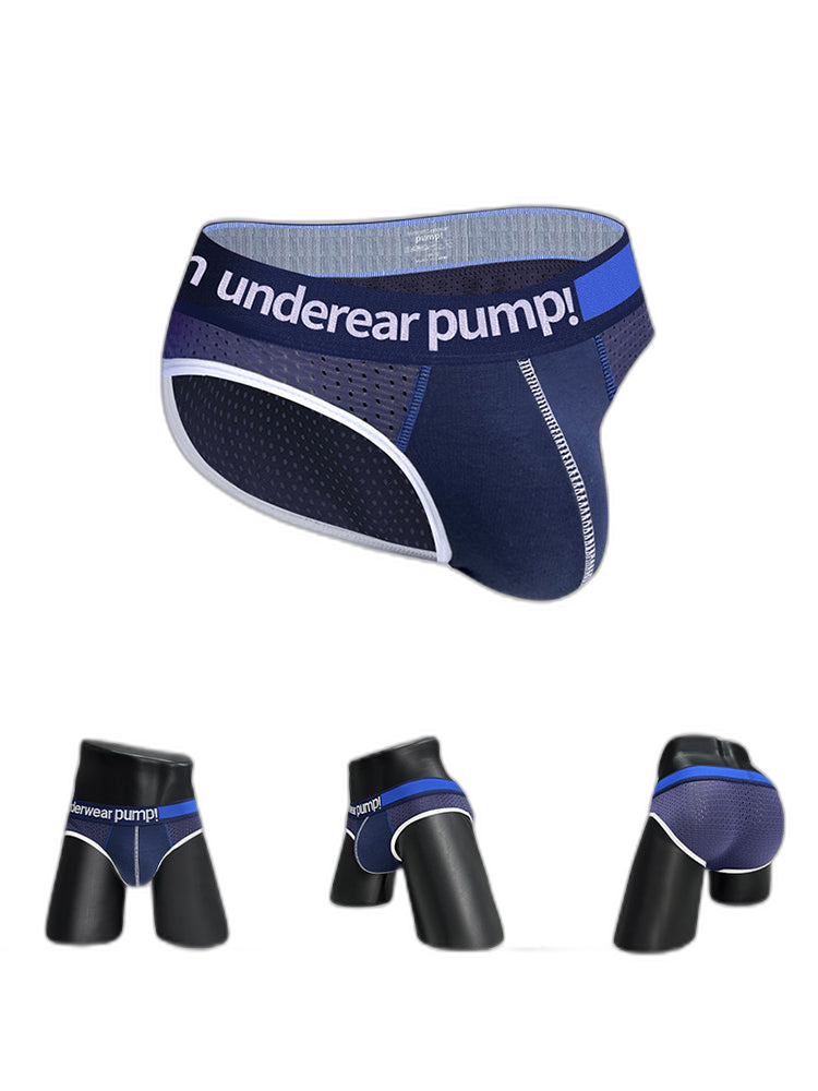 2 Pack Men's Middle-Rise Cotton Sexy Briefs