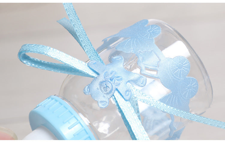 MoonBud Bear Bow Baby Bottle - BPA-Free Small Infant Feeder