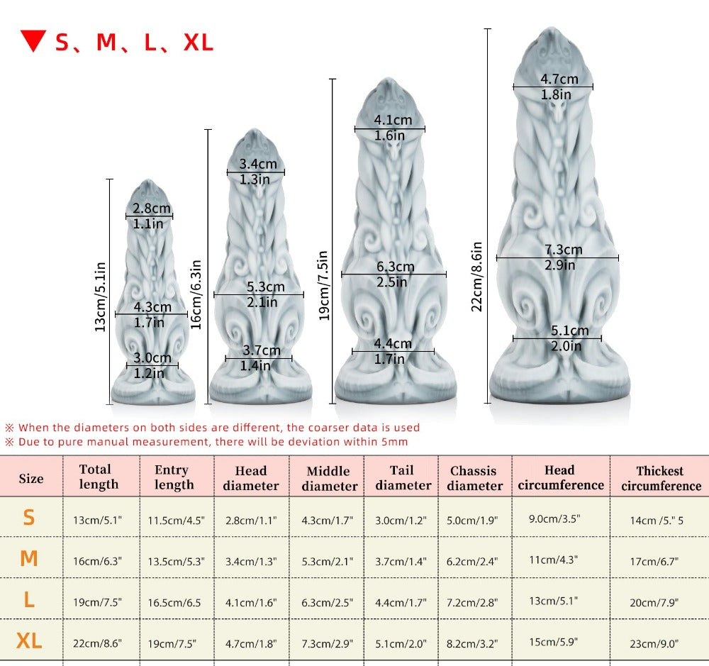 Nothosaur ARIES - Fantasy Animal Dildo - Ram Knot Dildo - Zodiac Dildo