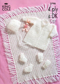 King Cole Pattern 2798 4ply and DK Baby Set