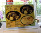 Inspirational Glass Poem Photo Frame Gifts New Baby Present First Images Keepsake to Treasure Forever!
