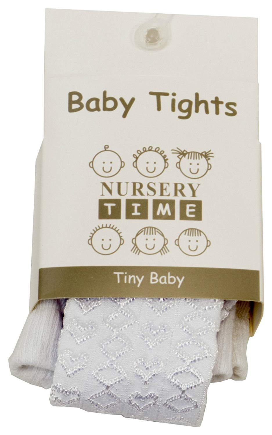 New Babies Baby Girls Nursery Time Newborn - 24 Months Hearts Everyday Tights