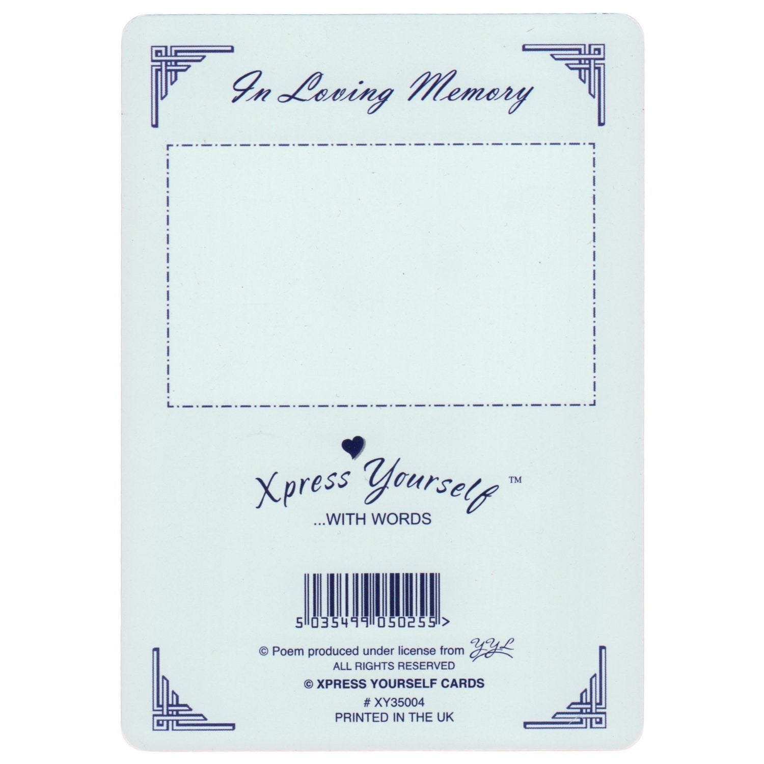 Xpress Yourself Mum Loving Memory Graveside Memorial Card 5.75" x 4.25" - Mum, I Miss You So