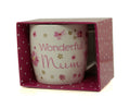 Mum Gift - Flower Collection Beautiful Mug In Gift Box New