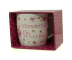 Mum Gift - Flower Collection Beautiful Mug In Gift Box New