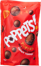 9 x Poppets Toffee Pouch 100GM