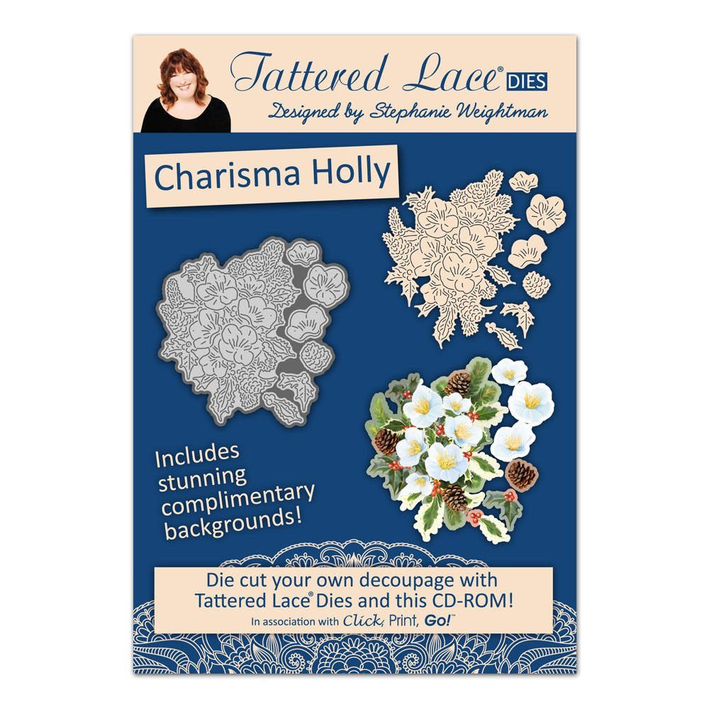 tattered lace christmas charisma holly cd rom set
