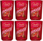 8 x Lindt Lindor Milk Chocolate Truffles Box Cornet - 137GM