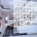 Y-Step 12Pcs Hanging Room Divider Screen, 0.2 inch Thick White Hanging Panels Screen for Home, Livingroom, Bedroom, Kitchen, Dining Room, Hotel,