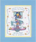 Dimensions Baby Hugs Bedtime Prayer Birth Record Cntd X-Stitch Kit