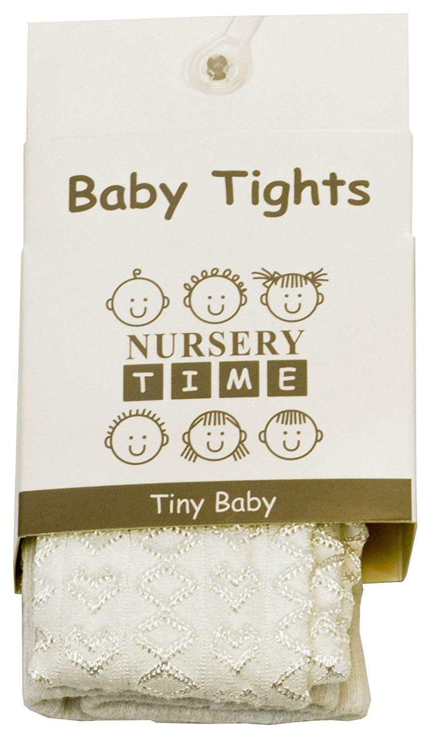 New Babies Baby Girls Nursery Time Newborn - 24 Months Hearts Everyday Tights