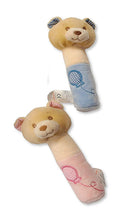 Teddy Squeaky Baby Rattle Soft Toy Gift