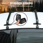 GEARZAAR 2pcs 105CM Lockable Car Roof Bars Universal Fit for Cars Without Rails