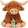 L & P Home & Gifts Lesser & Pavey Rpet pals Hughie sittin cow xl Teddy Bear For Kids | Made Up of Recycled Bottles | Stuffed Animal Soft Toys | Ideal For Birthday or Baby Gift