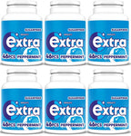 6 x Extra Peppermint Chewing Gum Bottle 46pce - 46 PCE