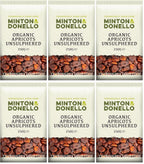6 x Minton & Donello Apricots Unsulphured - 250g
